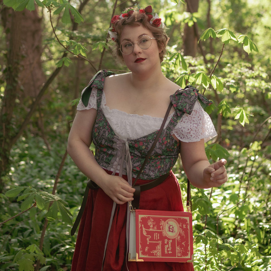 The Beauty and The Beast Red Handbag - Well Read Company – Well