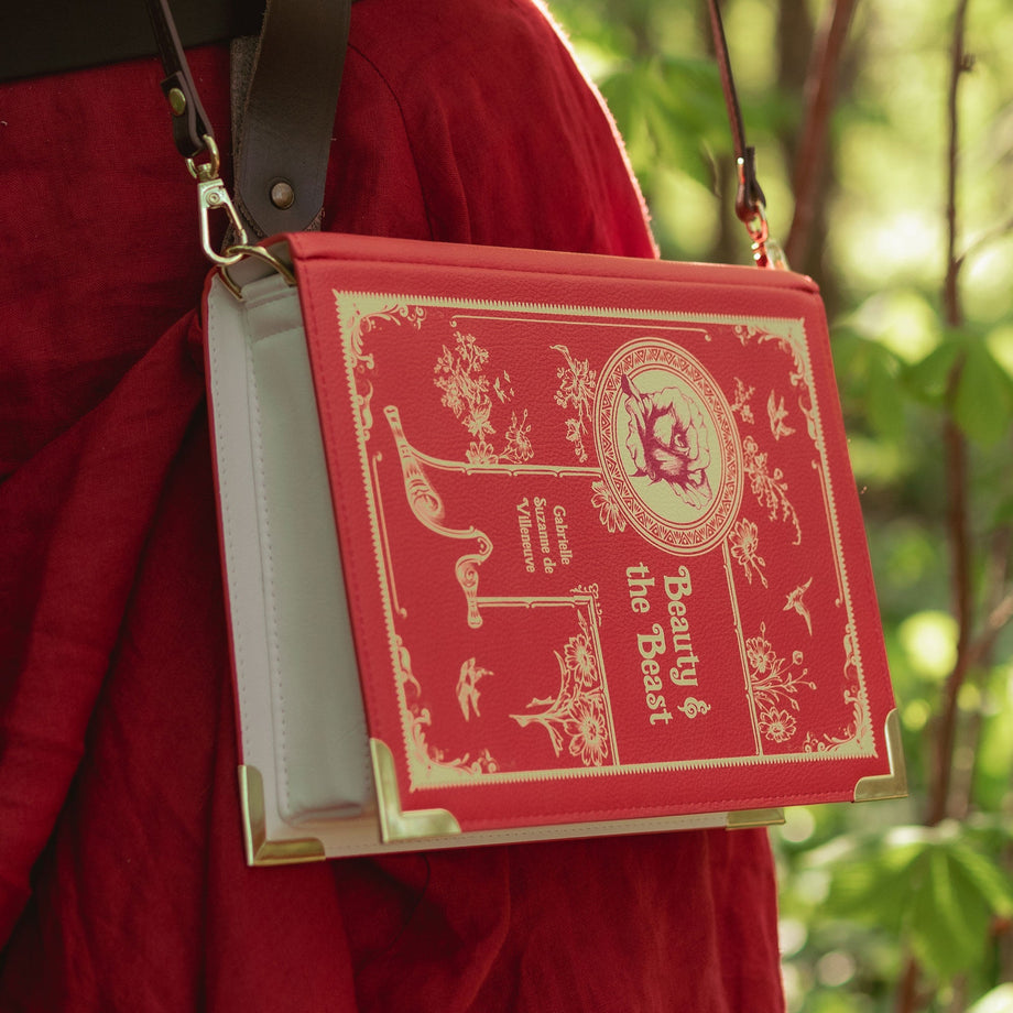 The Beauty and The Beast Red Handbag - Well Read Company – Well