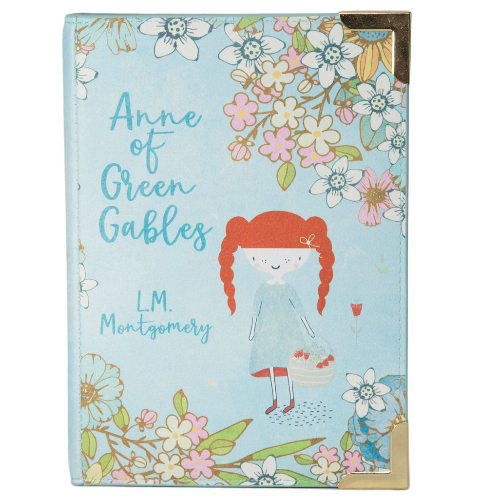 Anne of Green Gables Blue Handbag by Lucy Maud Montgomery featuring Anne design, by Well Read Co. - Front
