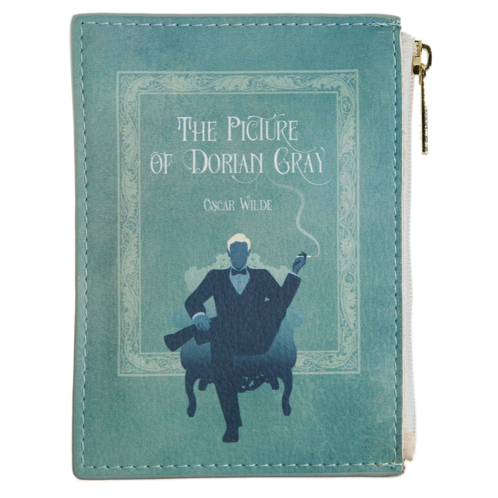 The Picture of Dorian Gray Green Coin Purse by Oscar Wilde featuring Cigar-Smoking Gentleman design, by Well Read Co. - Front