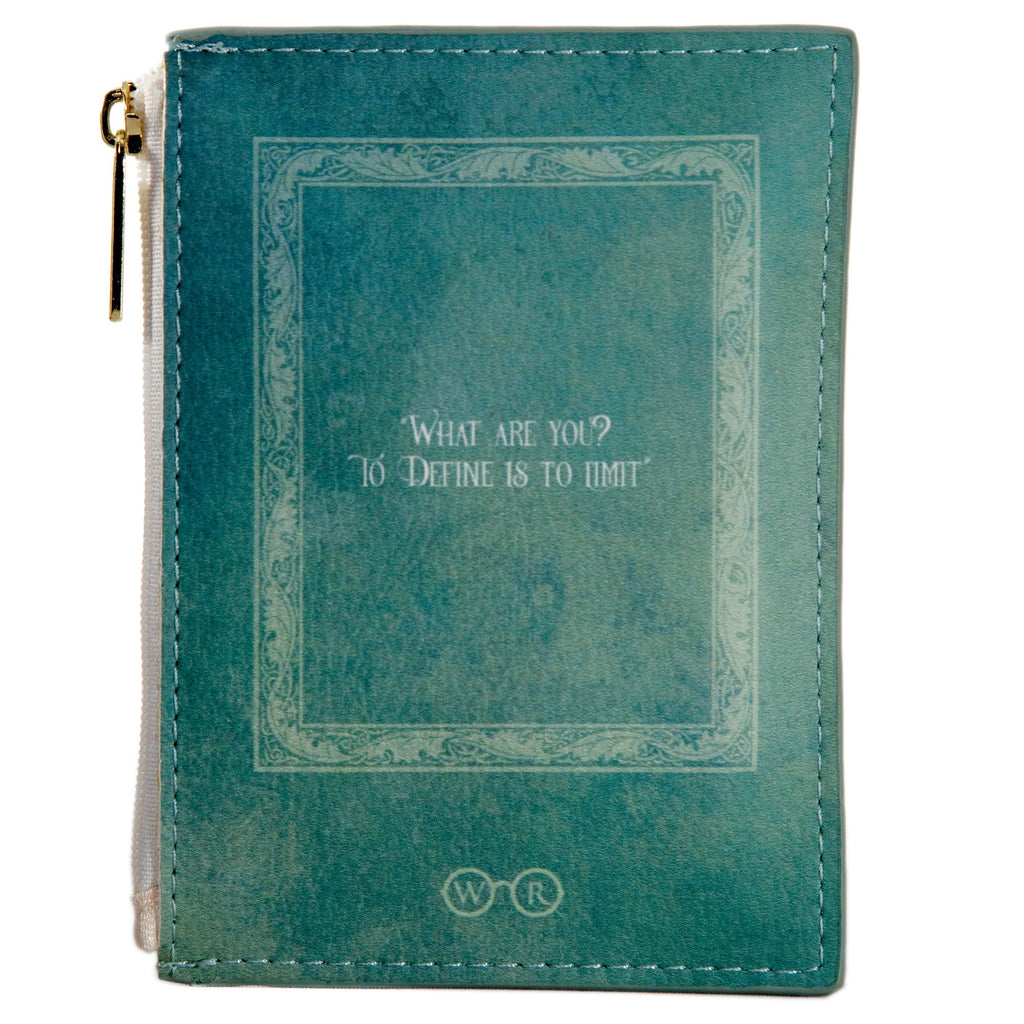 The Picture of Dorian Gray Green Coin Purse by Oscar Wilde featuring Cigar-Smoking Gentleman design, by Well Read Co. - Back