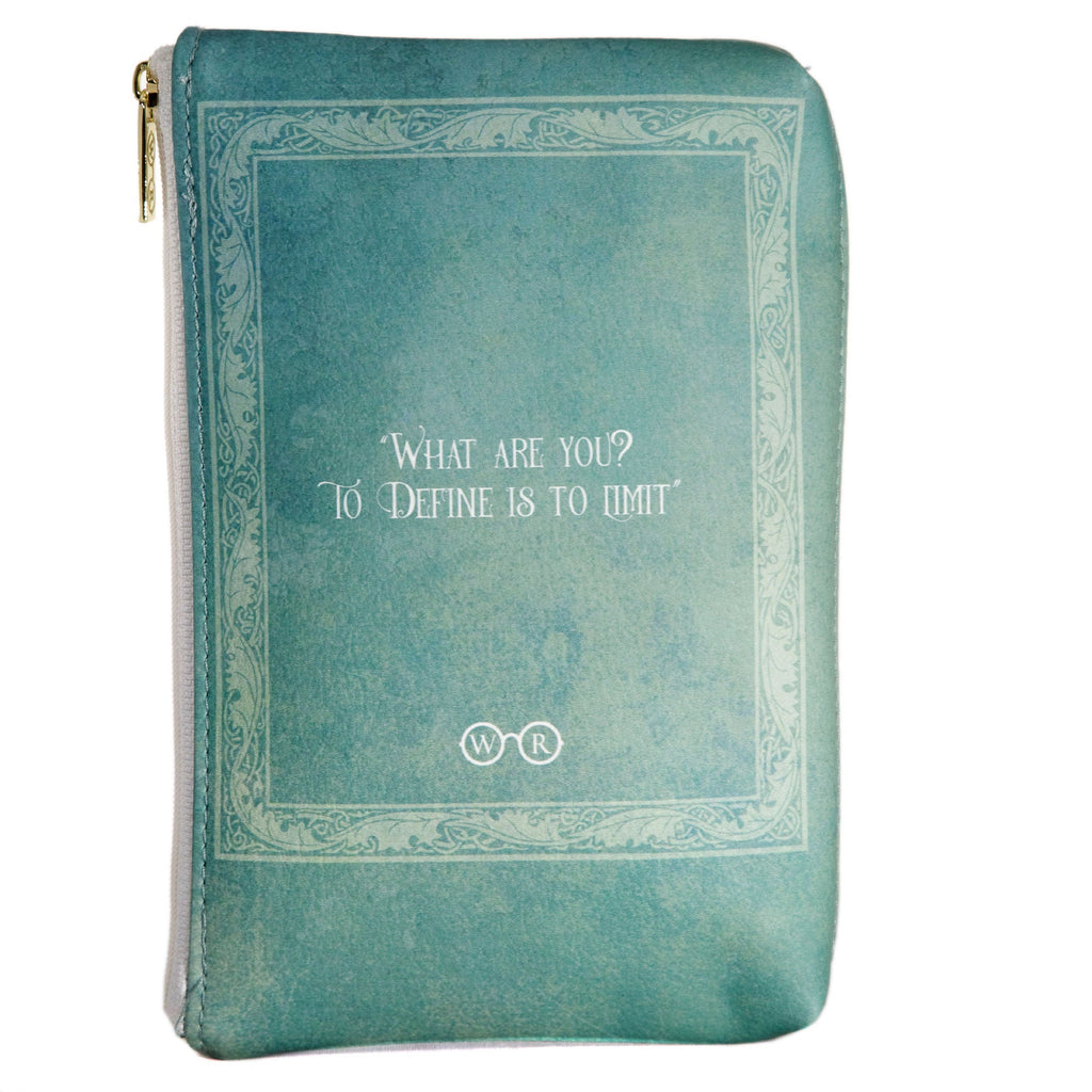 The Picture of Dorian Gray Green Pouch Purse by Oscar Wilde featuring Gentleman design, by Well Read Co. - Back