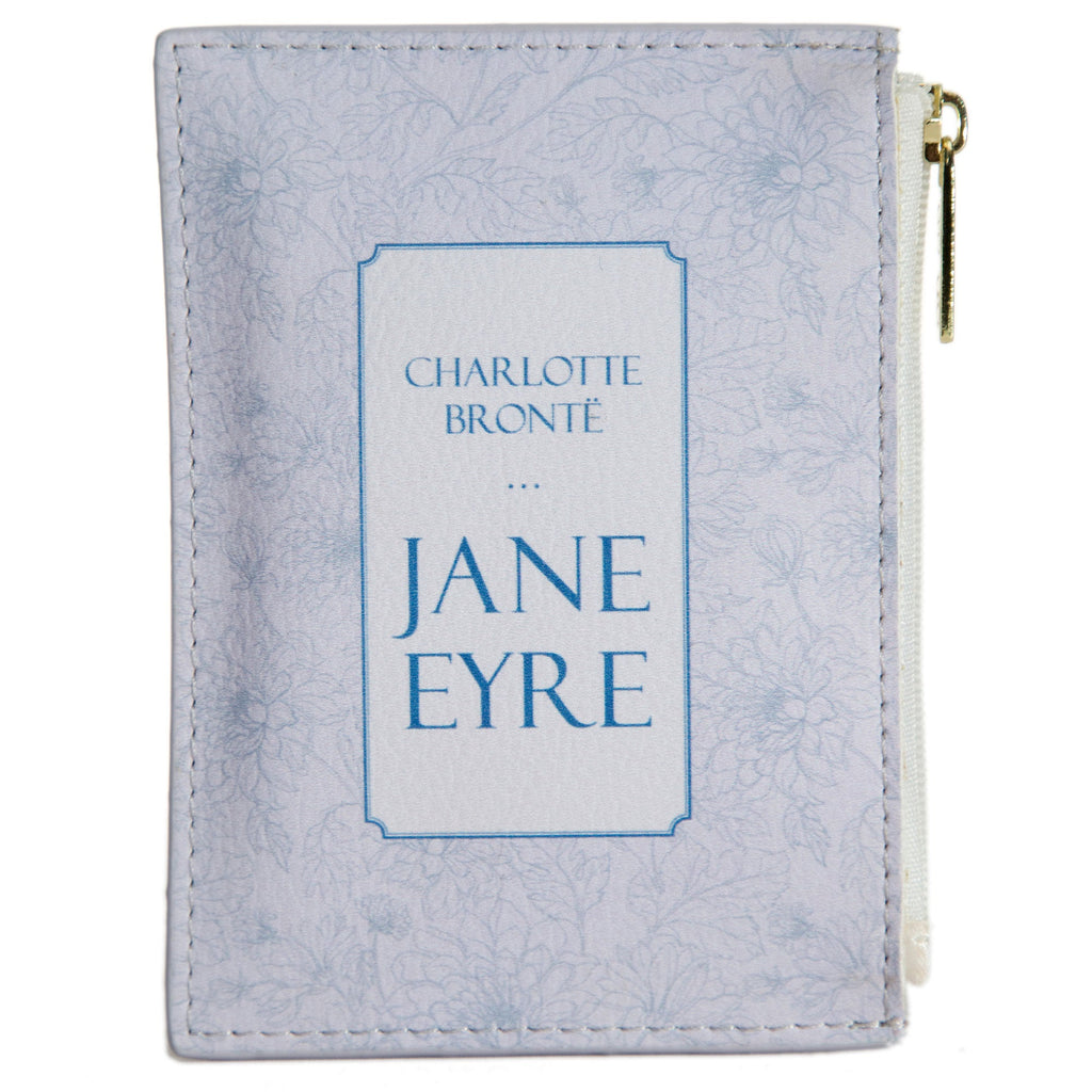 Jane Eyre Lilac Coin Purse by Charlotte Brontȅ featuring Floral design, by Well Read Co. - Front