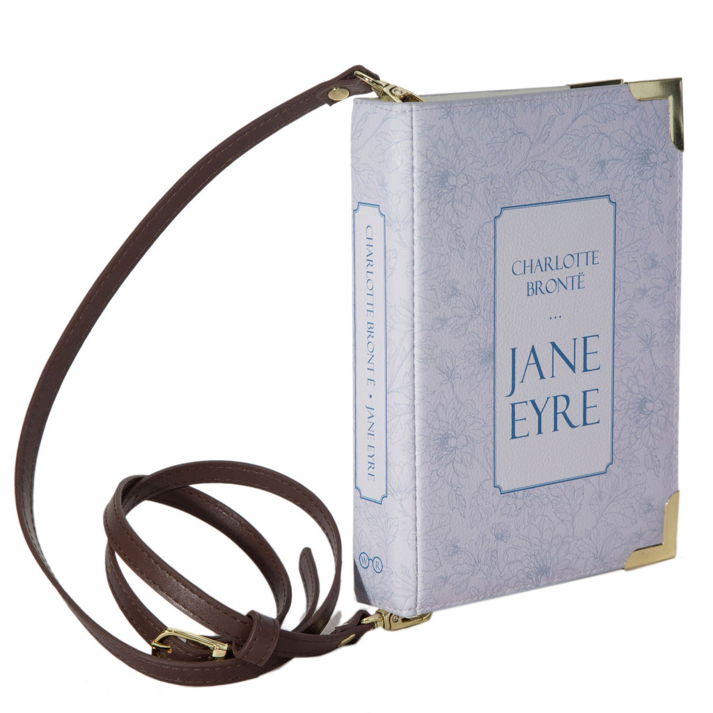 Jane Eyre Green Crossbody Purse by Charlotte Brontȅ featuring Floral design, by Well Read Co. - Side